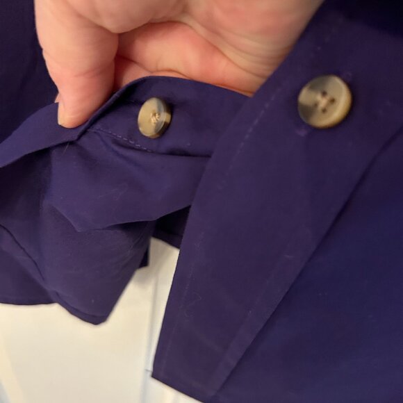 Men's Purple button down Shirt 4X 2 front pockets - Picture 9 of 10